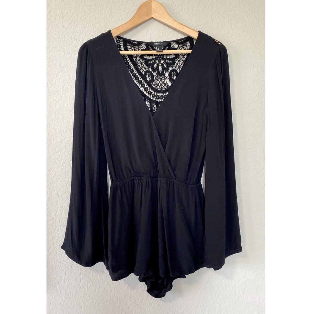 Forever 21 Long Sleeve Romper - Picture 2 of 8